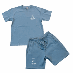 Closing Deals In Heels - Tee and Shorts - Embroidered Small Acent